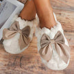 Slippers - Cream And Beige Bow