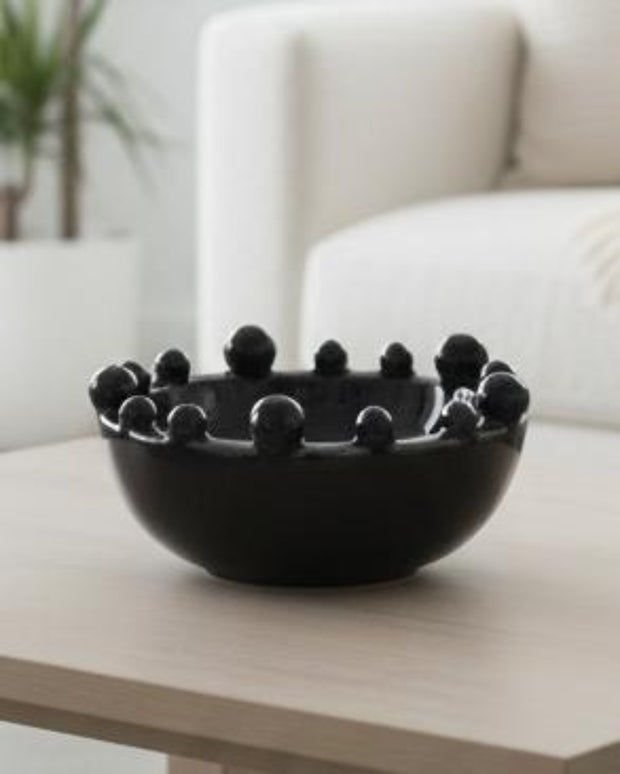 Small Black Bobble Bowl