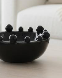 Small Black Bobble Bowl