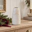 Frosted Snowflake Vase – styled British country home view