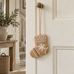 Gingerbread Hanging Stocking – styled British country home view