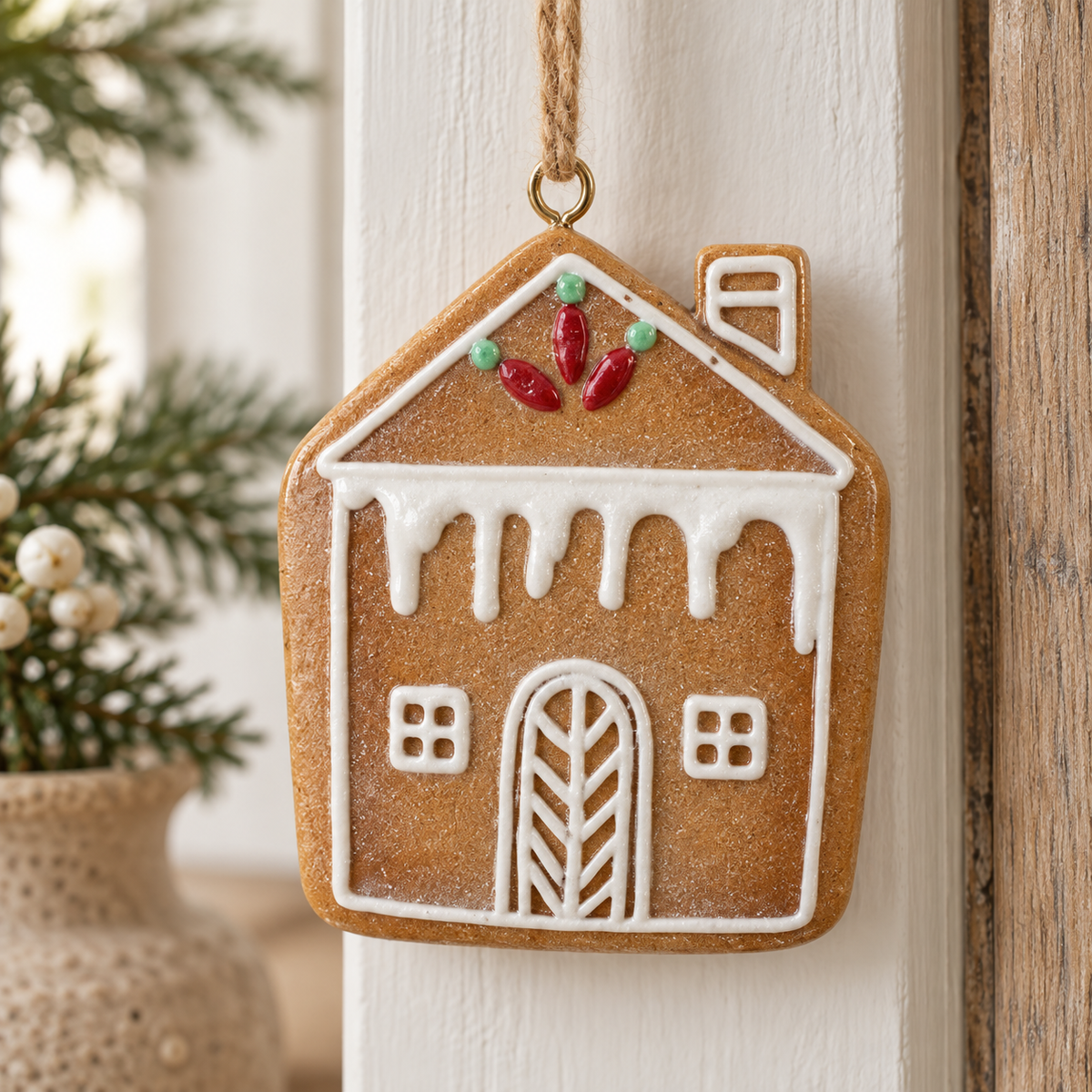 Gingerbread Hanging House – close-up product detail