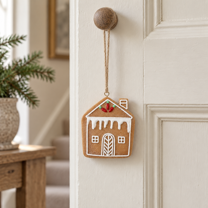 Gingerbread Hanging House – styled British country home view