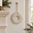 Ceramic Natural Hanging Wreath – styled British country home view