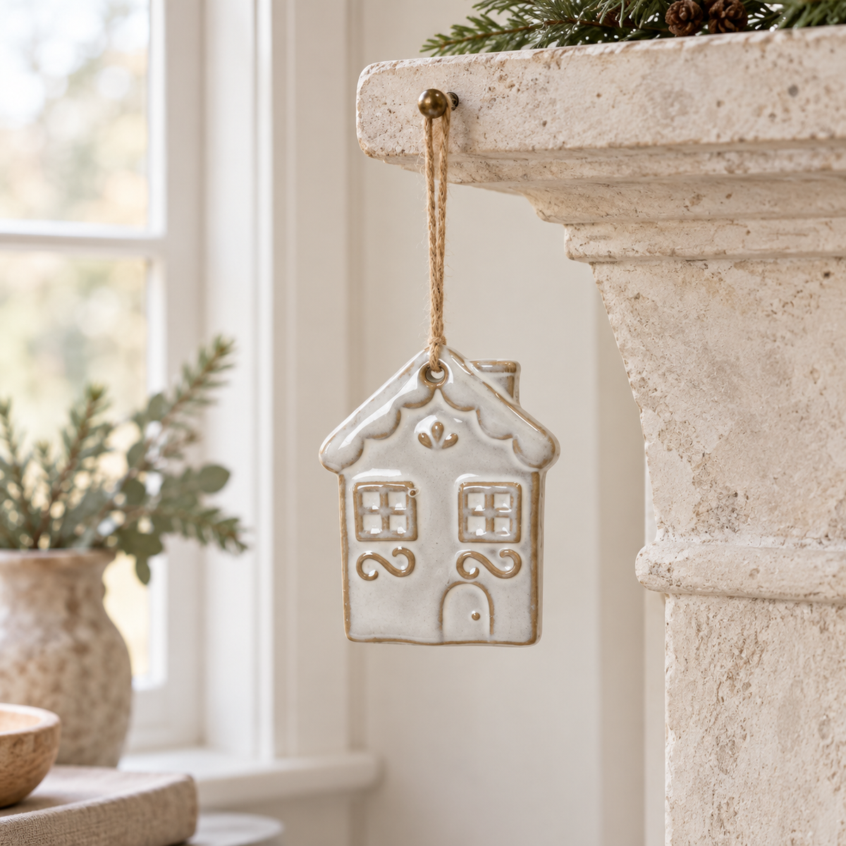 Ceramic Natural Hanging House – styled British country home view