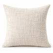 Cream Chenille Textured Cushion Cover