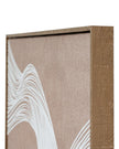 Neutral Clayre Line framed canvas print wall art by Hill Interiors featuring a modern, minimalist design for stylish home decor.