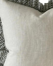 Olive green ruffle square cushion cover from Ellenvale Trade, soft furnishings with textured ruffled edge, close-up of fabric detail.