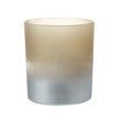 Small Faded Bronze Glass Tealight Holder