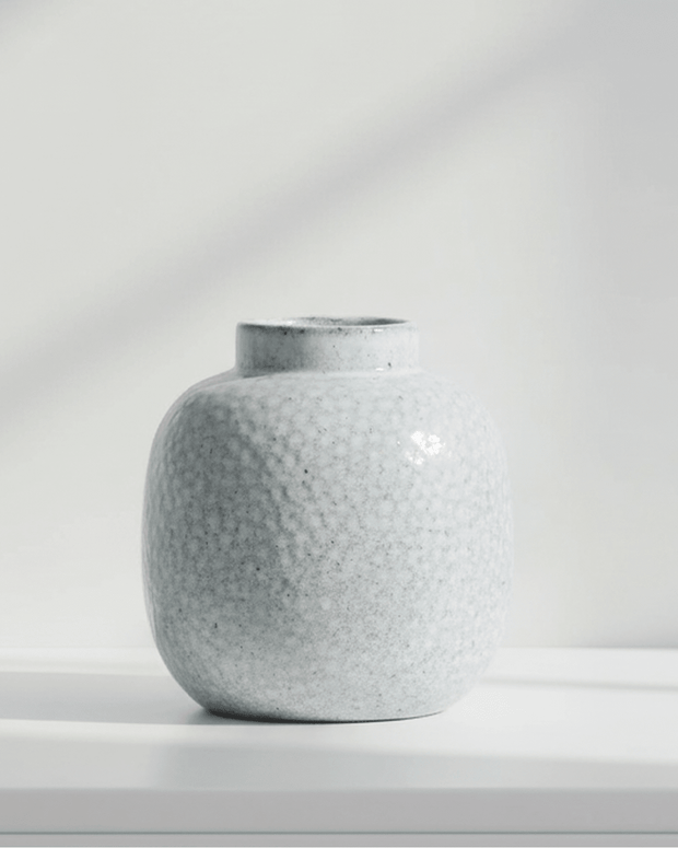 Cairn Dimple Glazed Vase