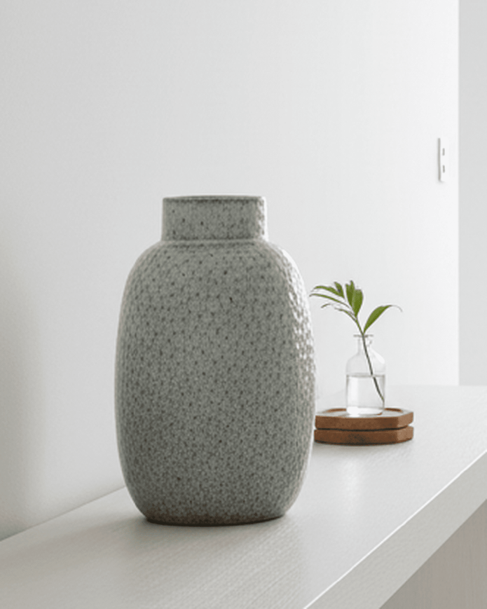 Cairn Dimple Glazed Vase