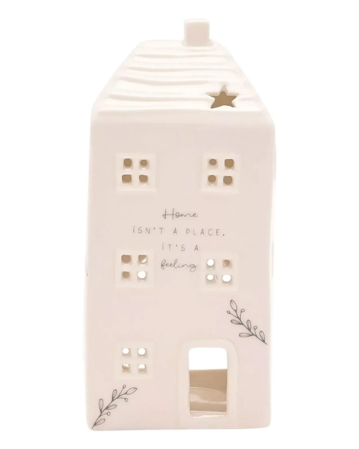 Beige Moments - Ceramic House Tea Light Holder - Home - GiftsGifts - Lulu Loves Home