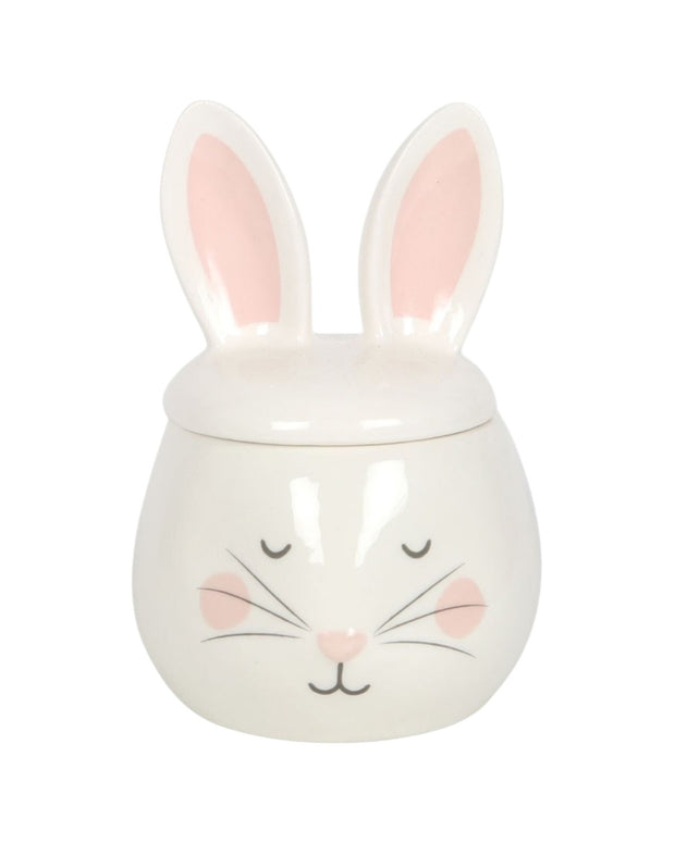 Ceramic Wax Burner - White Bunny Rabbit