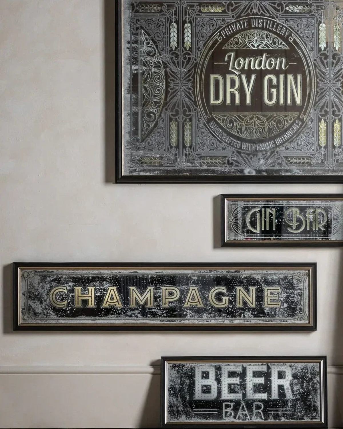 Champagne Mirror - PRE ORDER FOUR WEEK DELIVERY Lulu Loves Home 