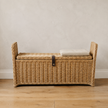 Rattan Rectangle Trunk Bench