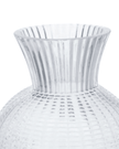Clear Glass Woven Ball Vase
