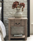 Copgrove Wooden One Drawer Bedside Table - PRE ORDER THREE WEEK DELIVERY - Furniture And MirrorsFurniture And Mirrors - Lulu Loves Home