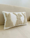 Cream And Beige Bunny Chenile Cushion Cover