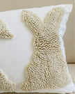 Cream And Beige Bunny Chenile Cushion Cover
