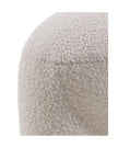 Cream Boucle Arched Foot Stool