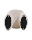 Cream Boucle Arched Foot Stool