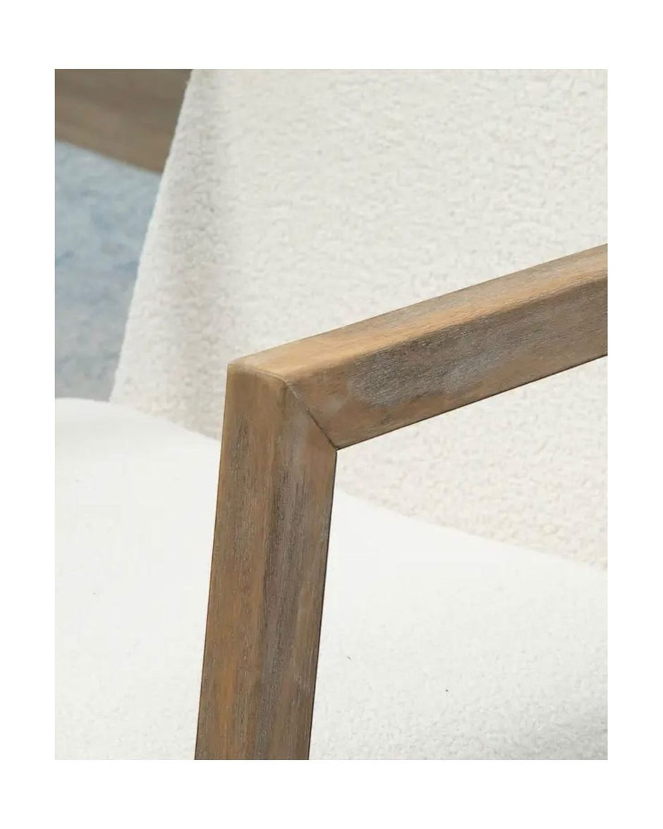 Cream Boucle Rocking Chair - PRE ORDER UP TO 14 DAYS DELIVERY