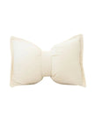 Cream Neutral Corduroy Striped Bow Cushion - Soft FurnishingsSoft Furnishings - Lulu Loves Home