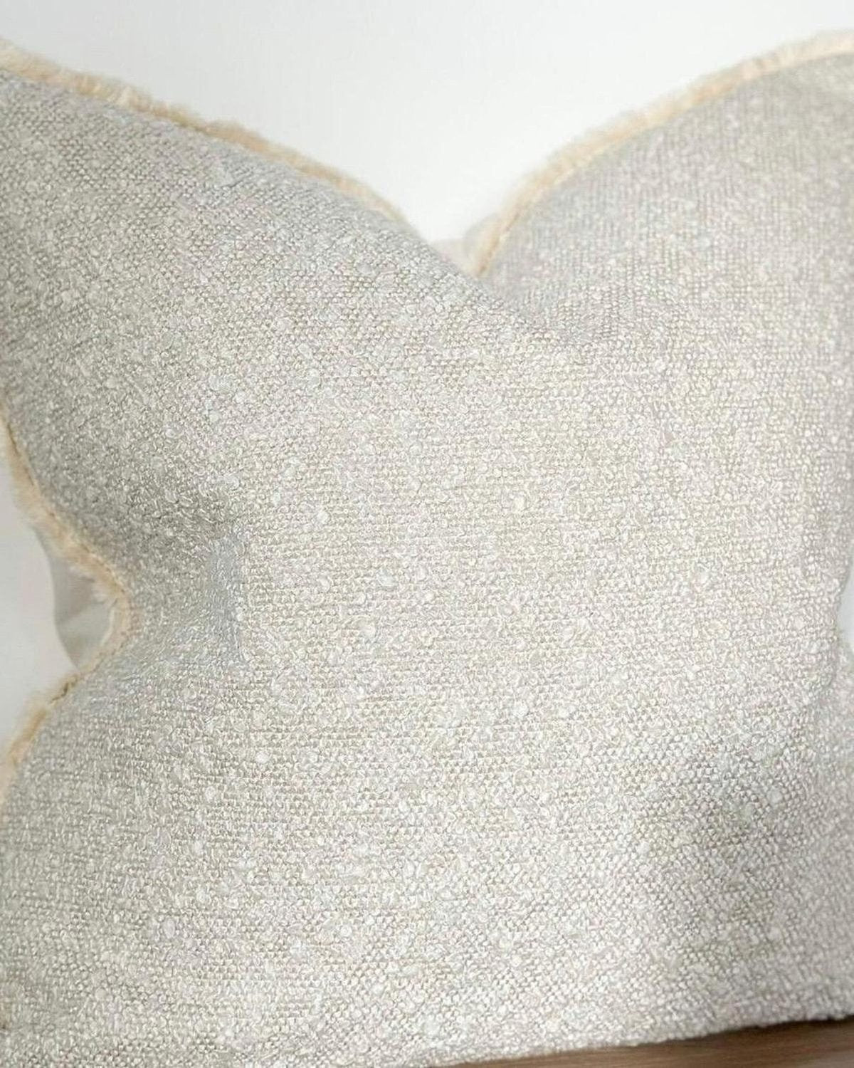 Cream Neutral Sofia Boucle Cushion Cover