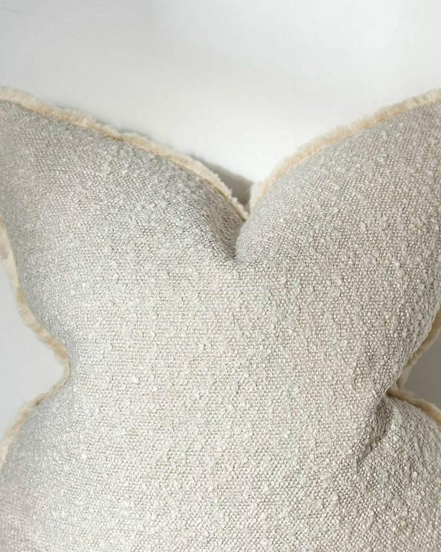 Cream Neutral Sofia Boucle Cushion Cover