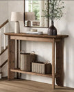 Rustic Natural Medium Wood Console Table - PRE ORDER UP TO 14 DAYS DELIVERY