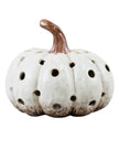 LED Light Up Neutral Pumpkin Ornament