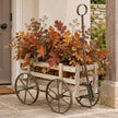 Wooden Market Flower Cart