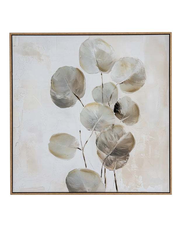 Silvra Large Neutral Eucalyptus Picture In Frame