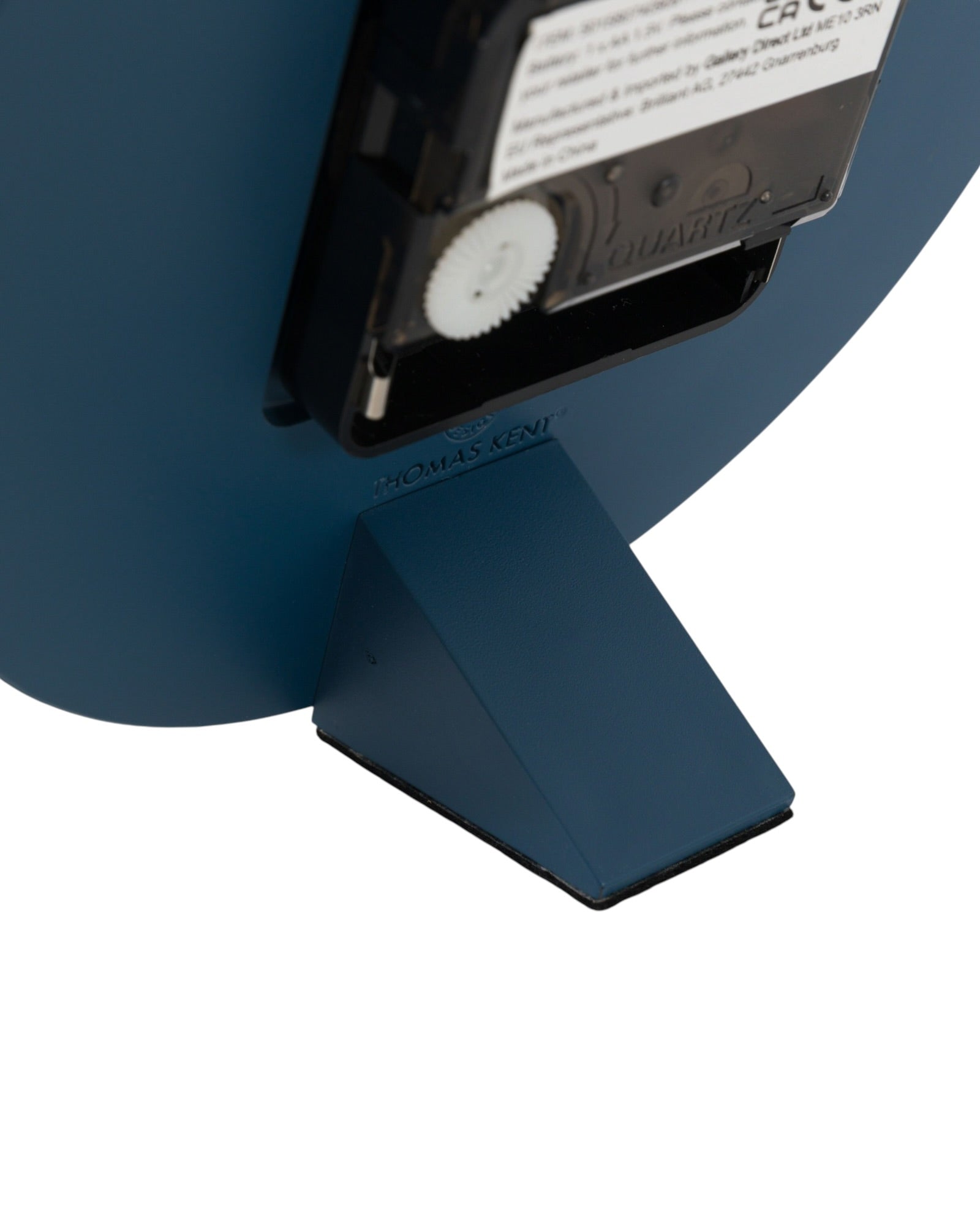 Thomas Kent 6-inch Mulberry mantle clock in midnight blue with classic design, featuring a round face and elegant style.