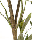 Large artificial faux olive tree from Hill Interiors, showcasing lush green leaves and realistic trunk for indoor decor.