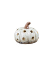 LED Light Up Neutral Pumpkin Ornament
