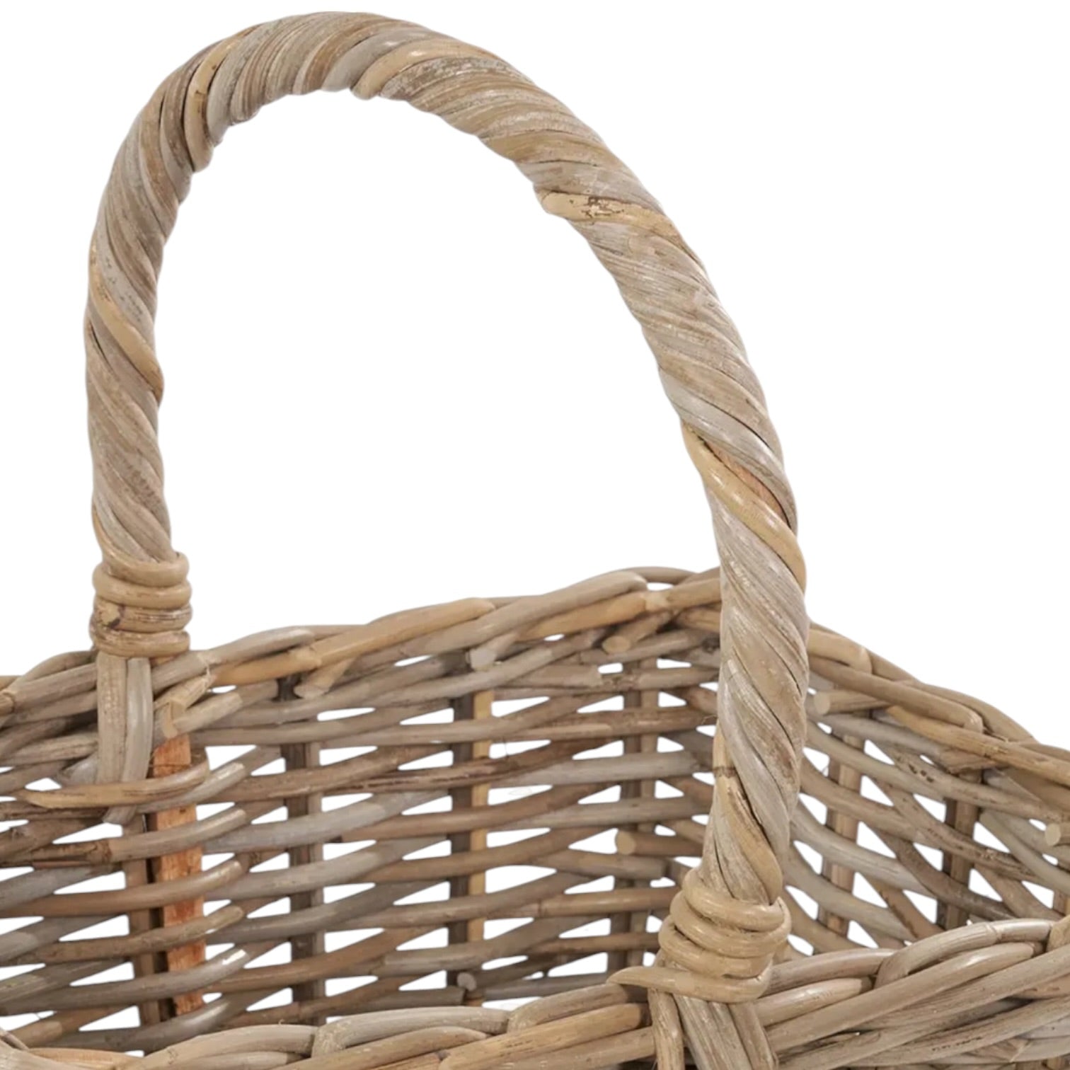 Burley Rattan Stair Basket