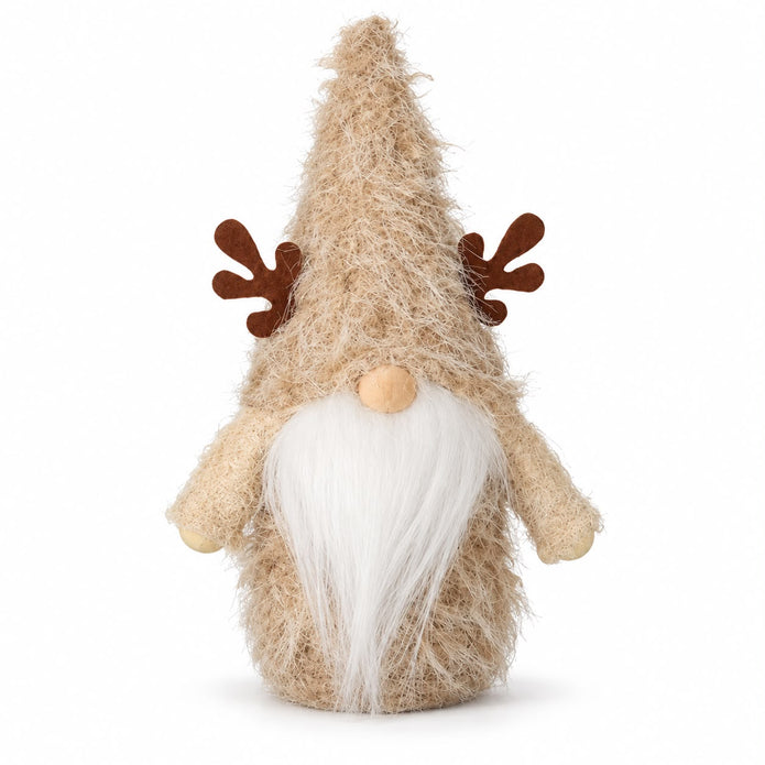 Cream & Brown Gonks With Antlers