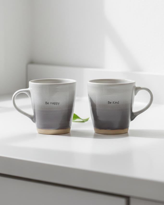 Beige Neutral Stoneware Mug