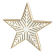 Heaven Sends wooden Christmas light-up LED chevron star decoration with illuminated chevron pattern.