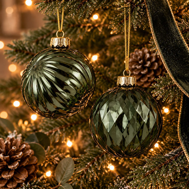 Shatterproof Acrylic Green Bauble