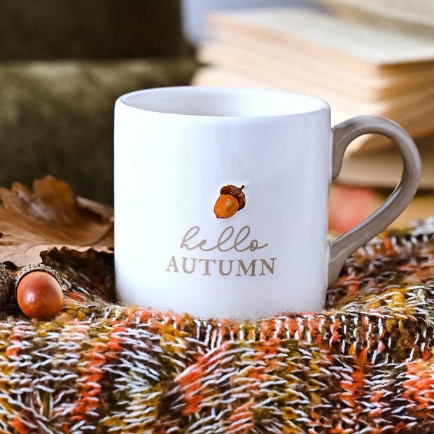 Hello Autumn Acorn Mug