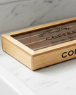 Nespresso Coffee Pod Wooden Storage Box