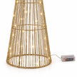 Gold Sparkly Light-Up LED Trees – Set of 3