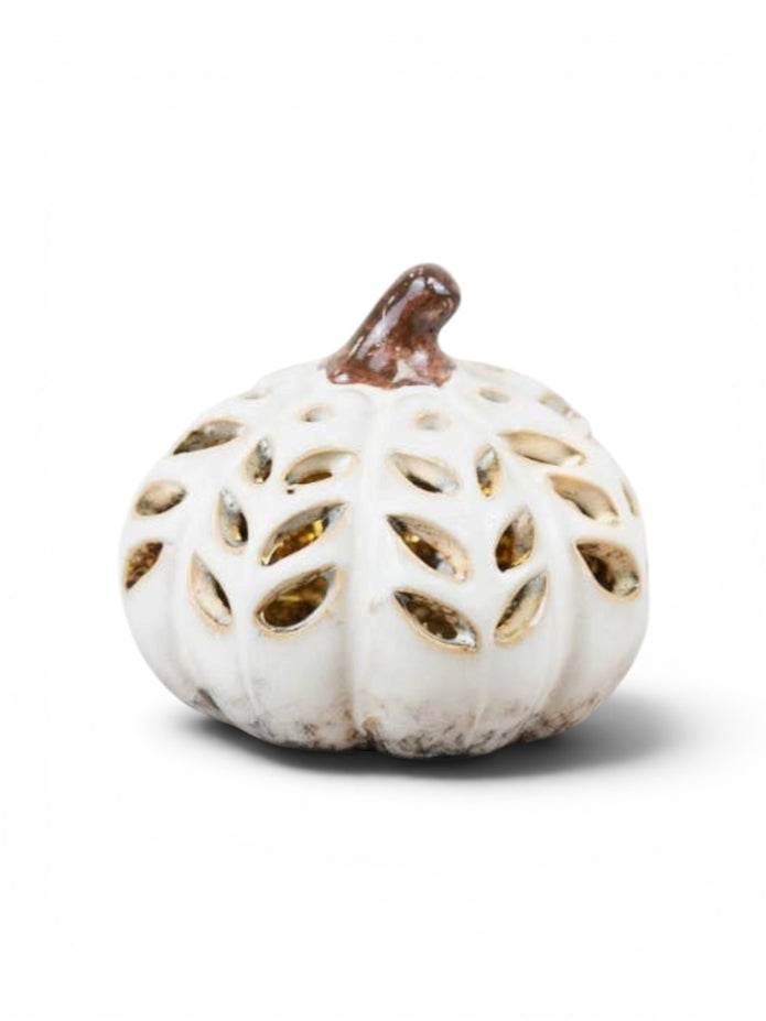 LED Patterned Pumpkin