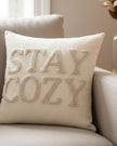 Stay Cozy Cream Cushion Cover