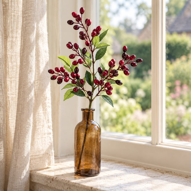 Burgundy Berry Stem