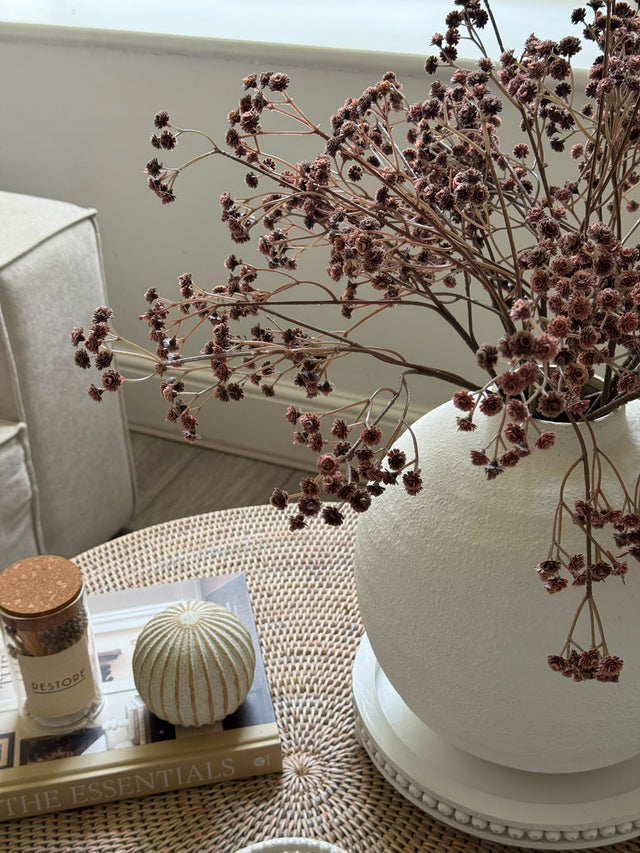 Artificial Brown Neutral Gypsophila Stem