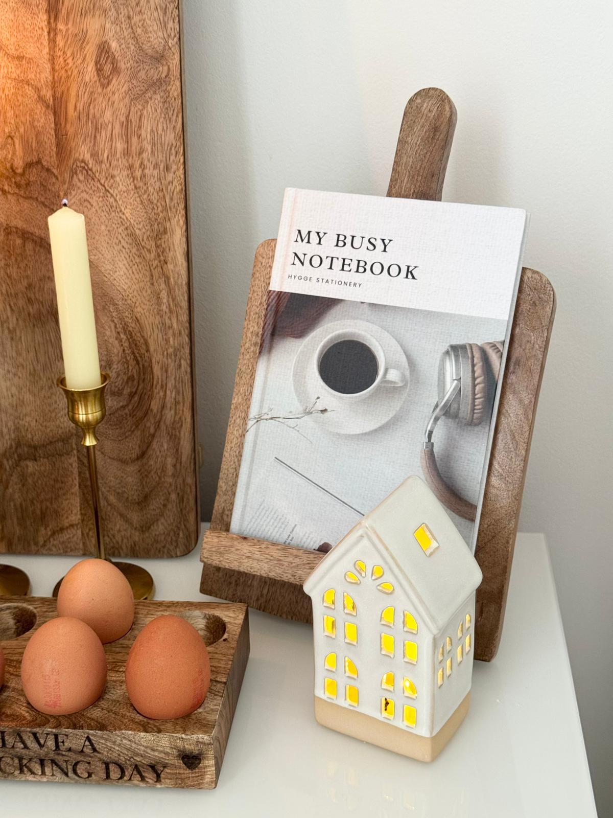 Wooden Recipe Book Holder