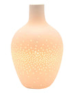 White Ceramic Loire Bottle LED Table Lamp